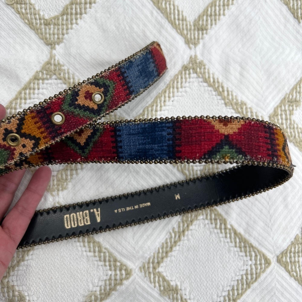 Vintage A.Brod belt size medium
